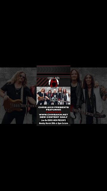 Tesla Joins Chris Akin Presents LIVE on Monday, March 20th! 8-10pm Eastern!