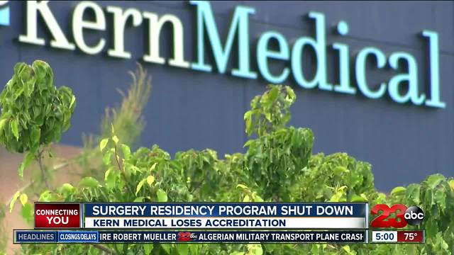 Kern Medical loses general surgery residency program