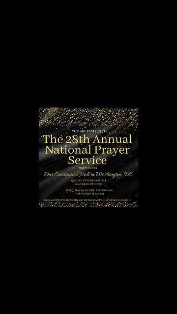National Prayer Service - January 20, 2023 - www.NationalPrayerService.com