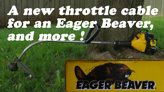 Eager Beaver String Trimmer - McCulloch 282 new throttle cable, starter rope and more!