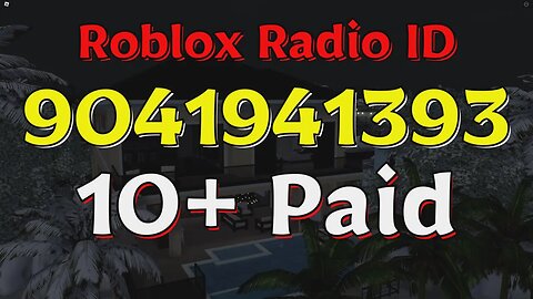 Paid Roblox Radio Codes/IDs