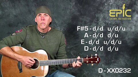 Learn super EZ beginner song Seether Fine Again acoustic guitar lesson with chords strum patterns