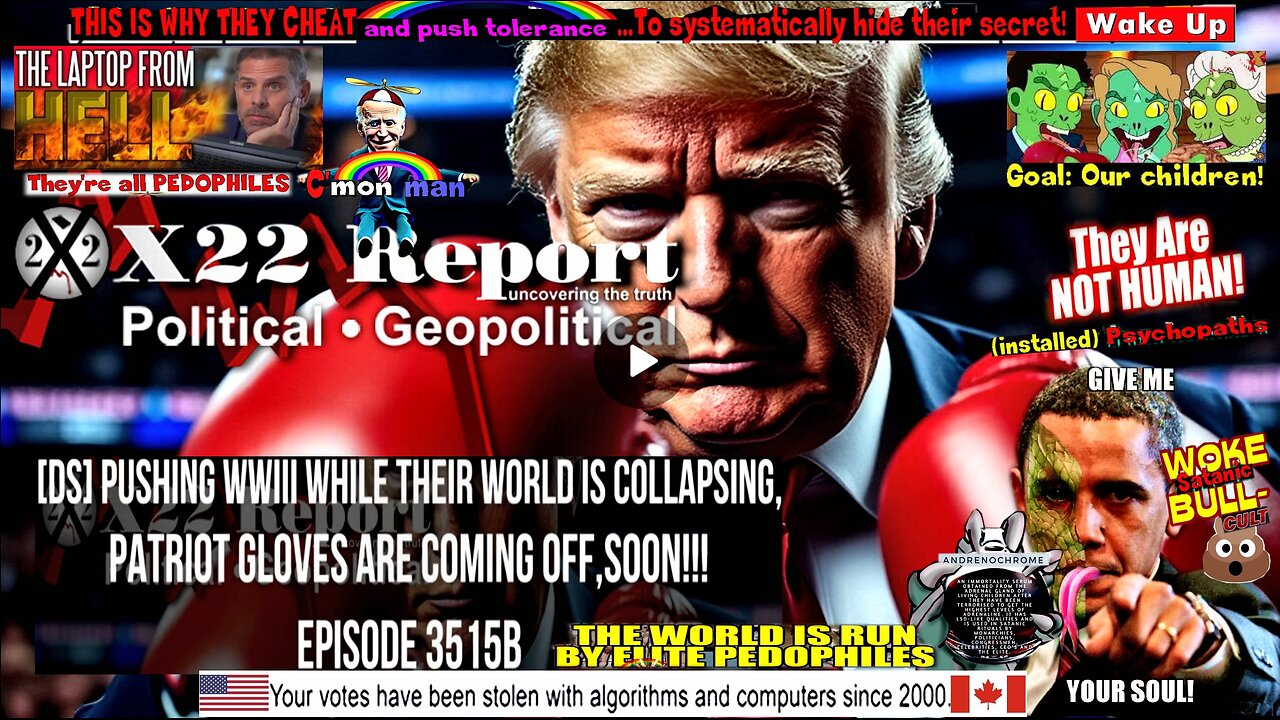 Ep 3515b - [DS] Pushing WWIII While Their World Is Collapsing,Patriot Gloves Are Coming Off,Soon!!!