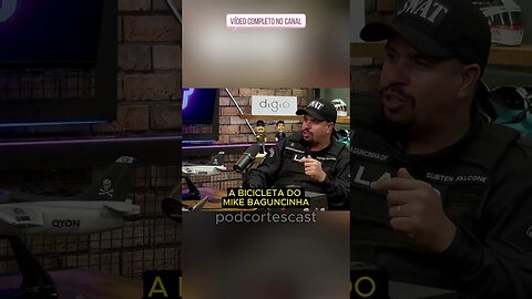 A BICICLETA DO MIKE BAGUNCINHA #shorts #mikebaguncinha #confusosobrinho #melhoresmomentospodcast