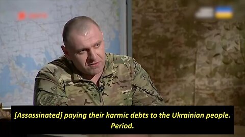 Ukrainian General Vasyl Malyuk: We assassinate people... but we´ll never admit it in any way