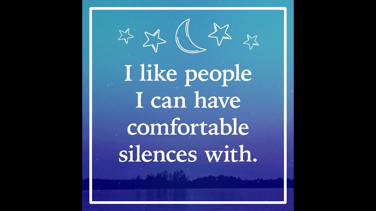 Comfortable silences [GMG Originals]