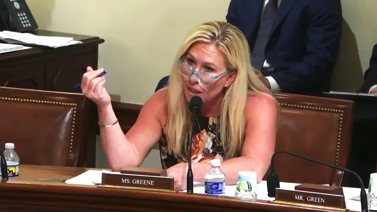 Marjorie Taylor Greene wildly claims "Antifa killed a cop"