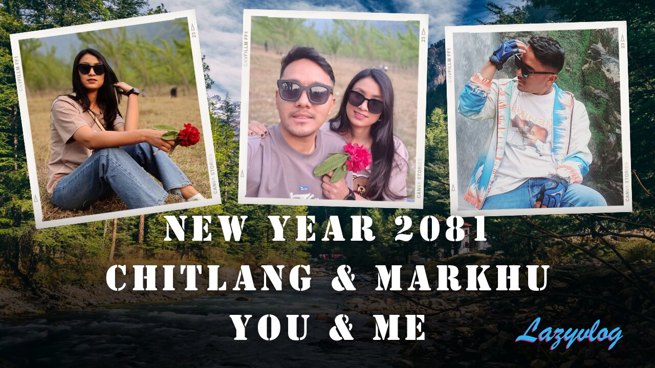 New Year 2081 | Biking Through Chitlang, Markhu and Mohini waterfall | LazyVlog |