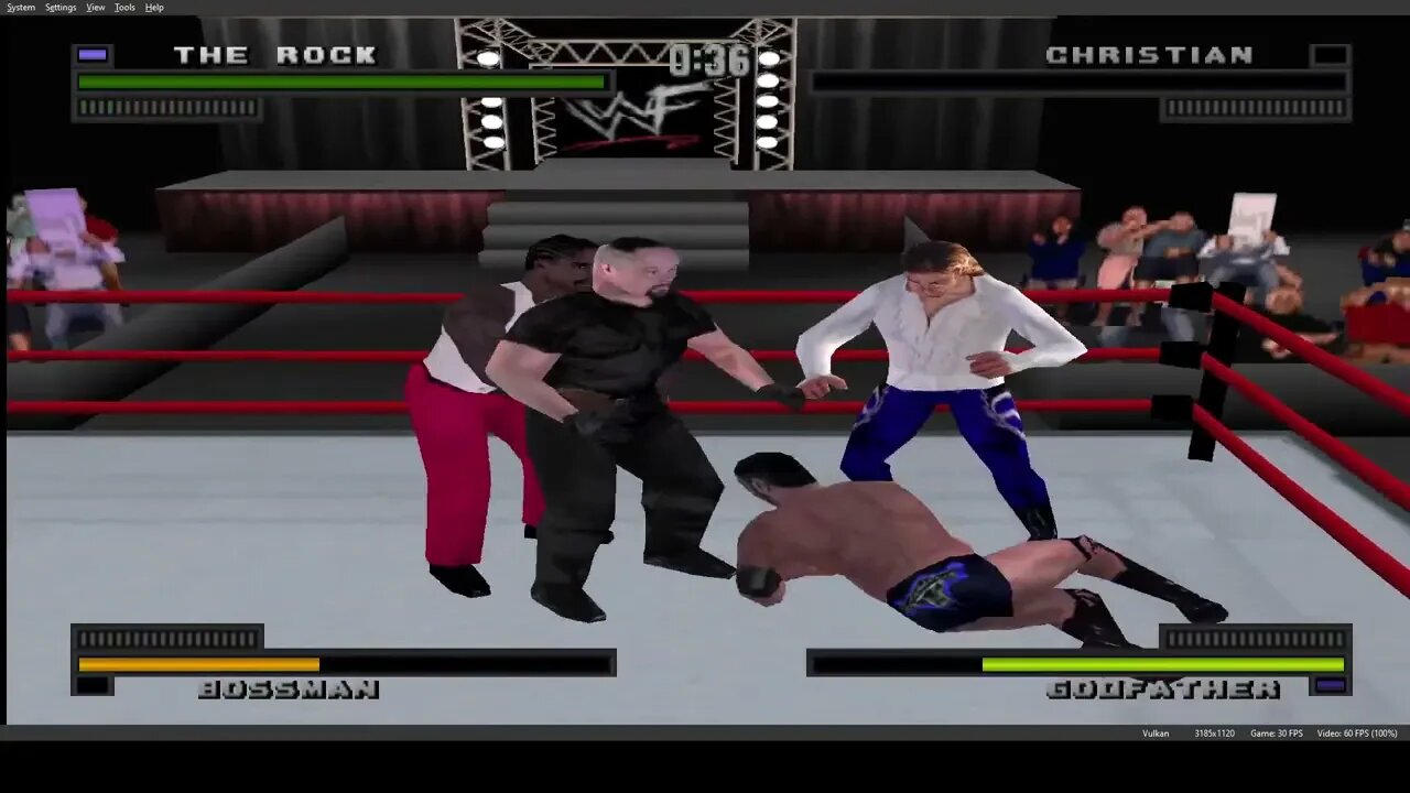 wwf attitude ps1: short match #22