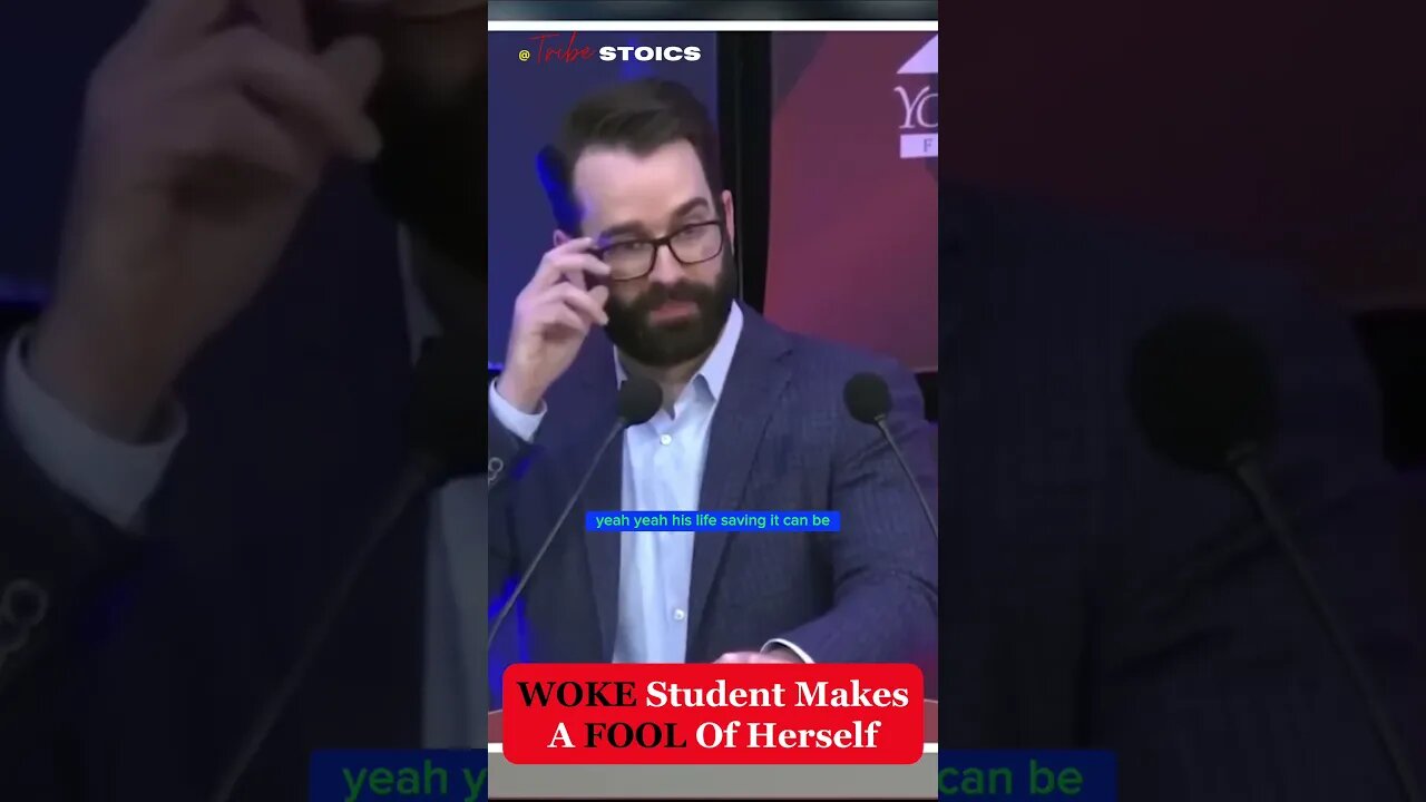 Woke Student Makes A Fool Of Herself As @MattWalsh Watches On #inequality #feminism