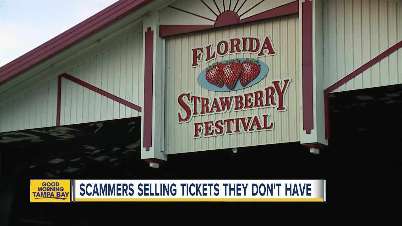 Organizers warn about Florida Strawberry Festival ticket scam