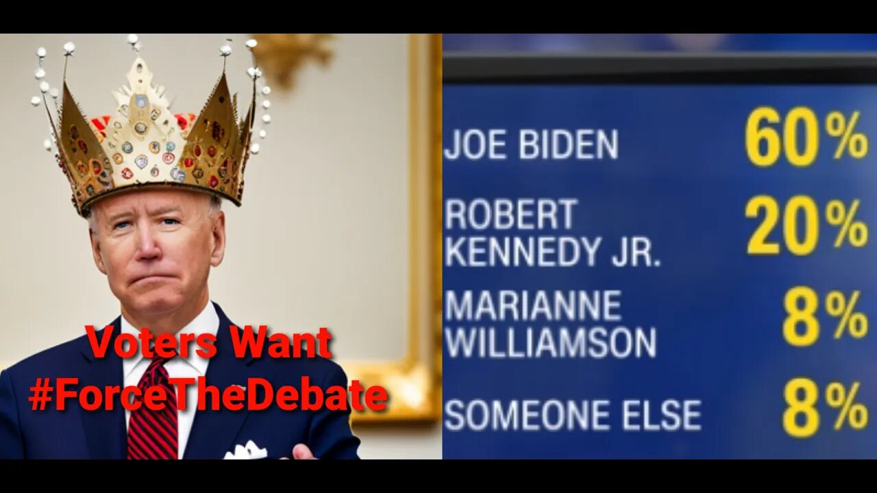 Biden & Democrats Losing Support #ForceTheDebate