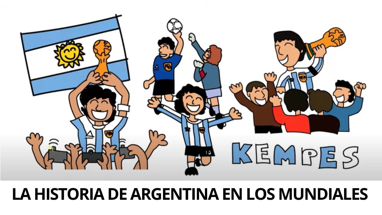 ¡La Historia de la Selección Argentina en los Mundiales de Fútbol! (1930 - 2022) por@JesuMedina 🏆⚽