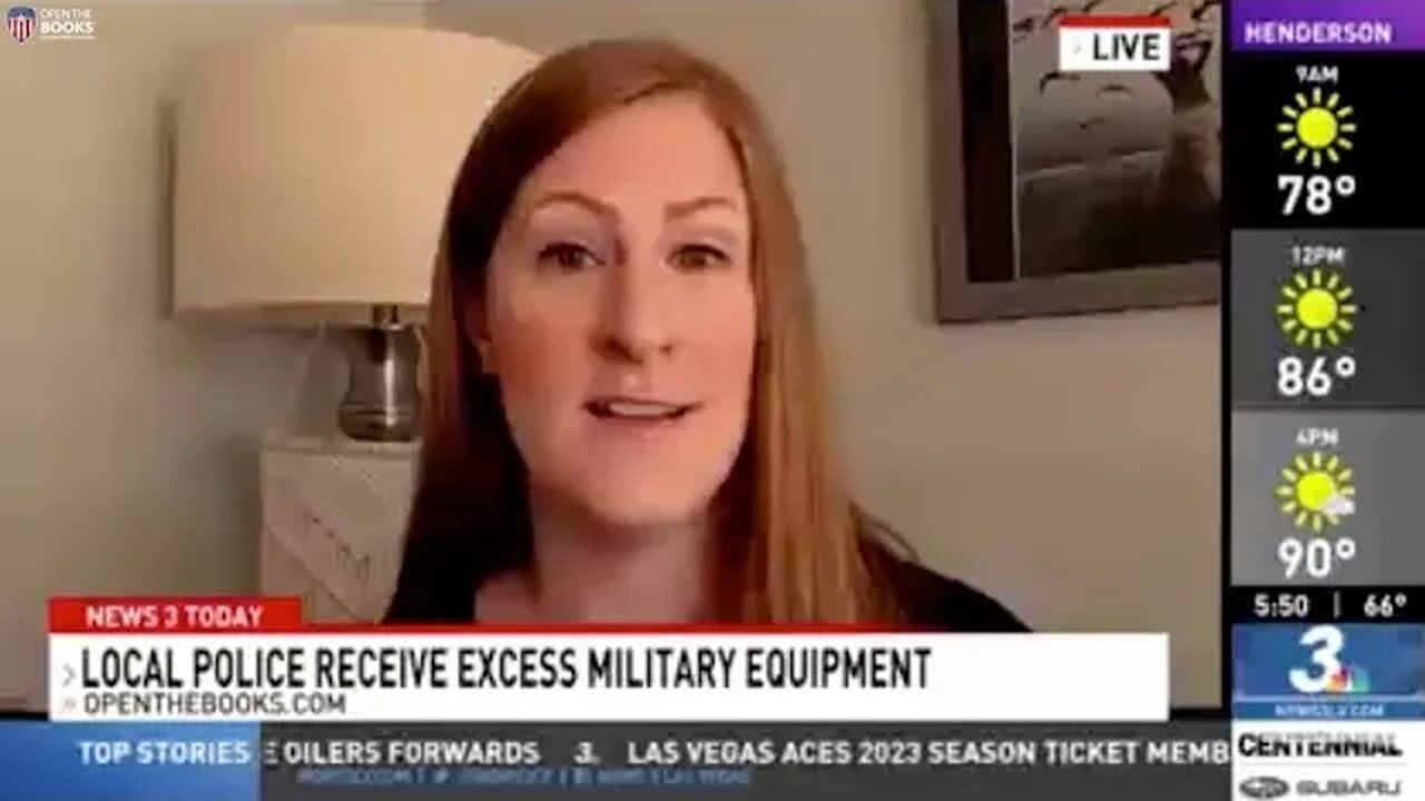 NBC News3: Las Vegas Law Enforcement Agencies Received $8.4M in Excess Military Equipment