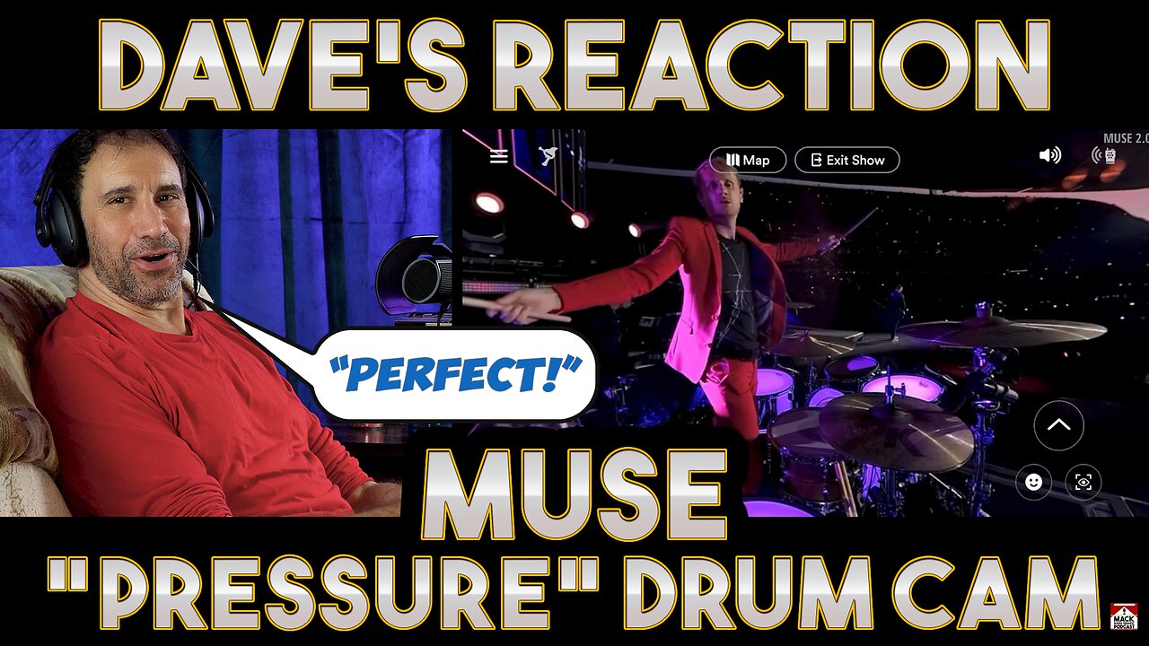 Dave's Reaction: Muse — Pressure [Drum Cam]