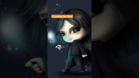 Snape Chibi coming to Etsy #chibi #harrypotter #etsy #digitalartwork #artistlife