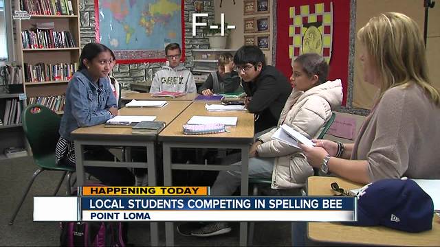 Oak Valley Student Preps for Spelling Bee