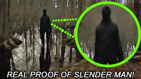 I CAUGHT SLENDER MAN ON CAMERA (I HAVE PROOF)