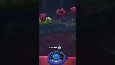 bugsnax battle against a giant watermelon bug