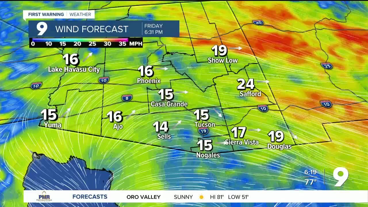 A chance of rain returns early next week