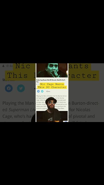 Nicolas Cage Reveals What DC Character Is His Dream Role!