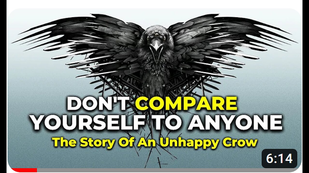 Don't Compare Yourself to Anyone By Titan Man | Story Of An Unhappy Crow | Motivational Video