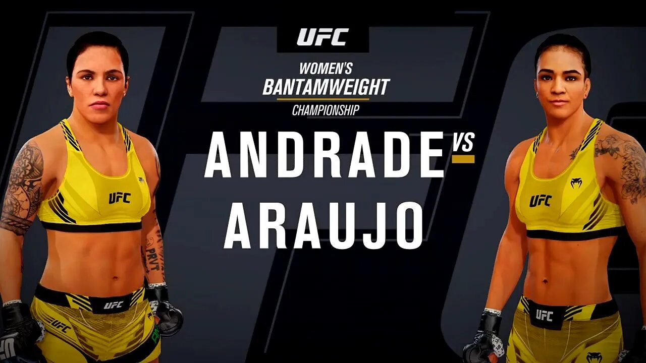 EA Sports UFC 4 Gameplay Viviane Araujo vs Jessica Andrade