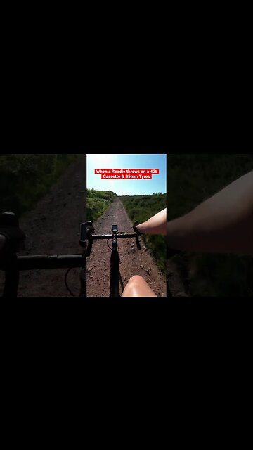 When a Road Cyclist throws on 35mm Tires!