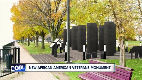 Breaking ground on a new African American Veterans Monument