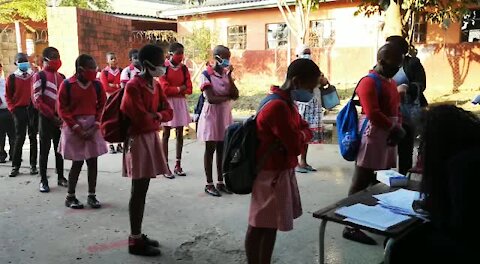 KZN education officials amazed at Covid-19 compliance as schools reopen after two-month lockdown (o8E)