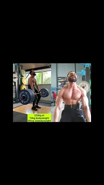 220KG DEADLIFT | Strong Aesthetics #shorts