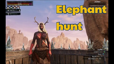 Conan Exiles Elephant Hunt busty boobs #conanexiles