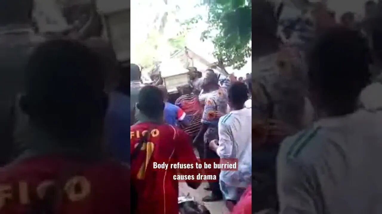 Body refuses to be burried causes drama #shorts