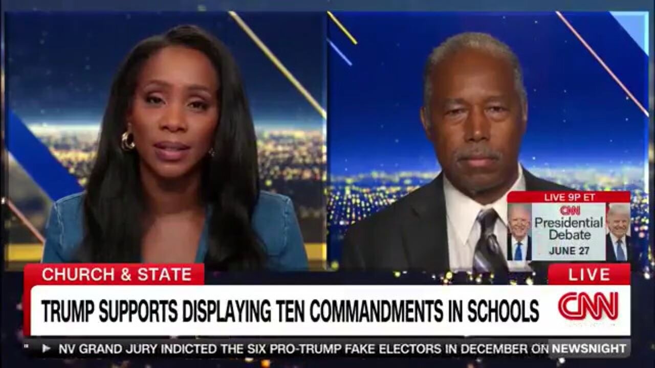 CNN Springs Embarrassing 'Gotcha' Question On Trump And Ten Commandments, Ben Carson Was Ready