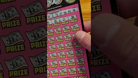 HUGE $50 LOTTERY TICKET WINNER 500X! #shorts #lottery