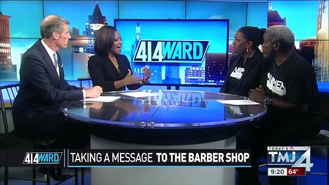 414ward: Taking a message to the barber shop