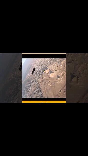 Watch Crazy #Flying Wingsuit Over Great Ancient Desert Buildings #Aviation