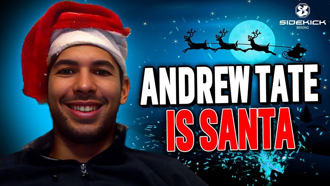 Andrew Tate is Sidekick Santa (Unseen Footage)