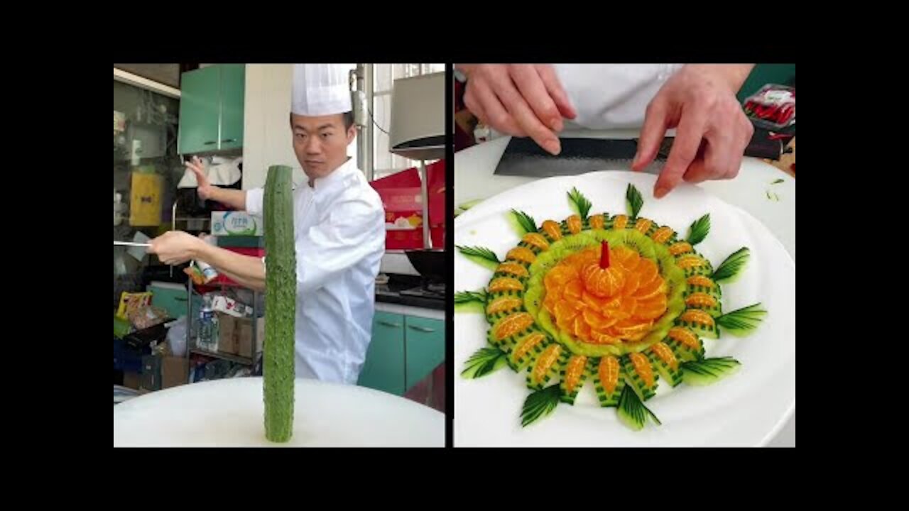 Fruits plate decoration - Fruits decoration idea