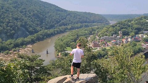 View of Harpers Ferry from Maryland Heights