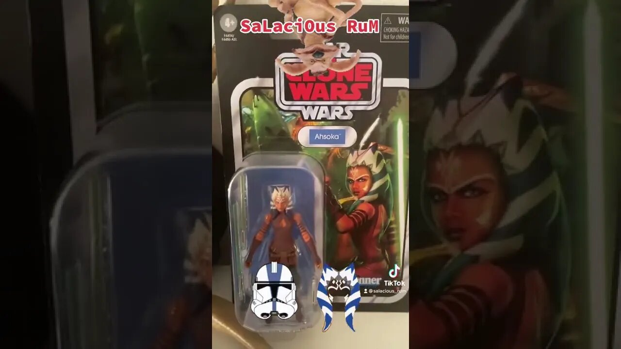 AHSOKA and CLONE TROOPER (501st) - Star Wars: The Clone Wars (TVC 102 & 240 reissue) #shorts