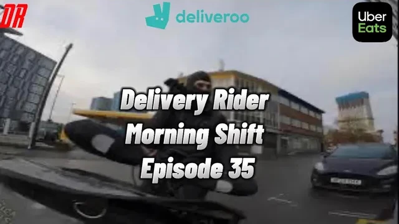 Working The Morning Shift For Deliveroo & UberEats (BUSY SHIFT) BIRMINGHAM S2E35