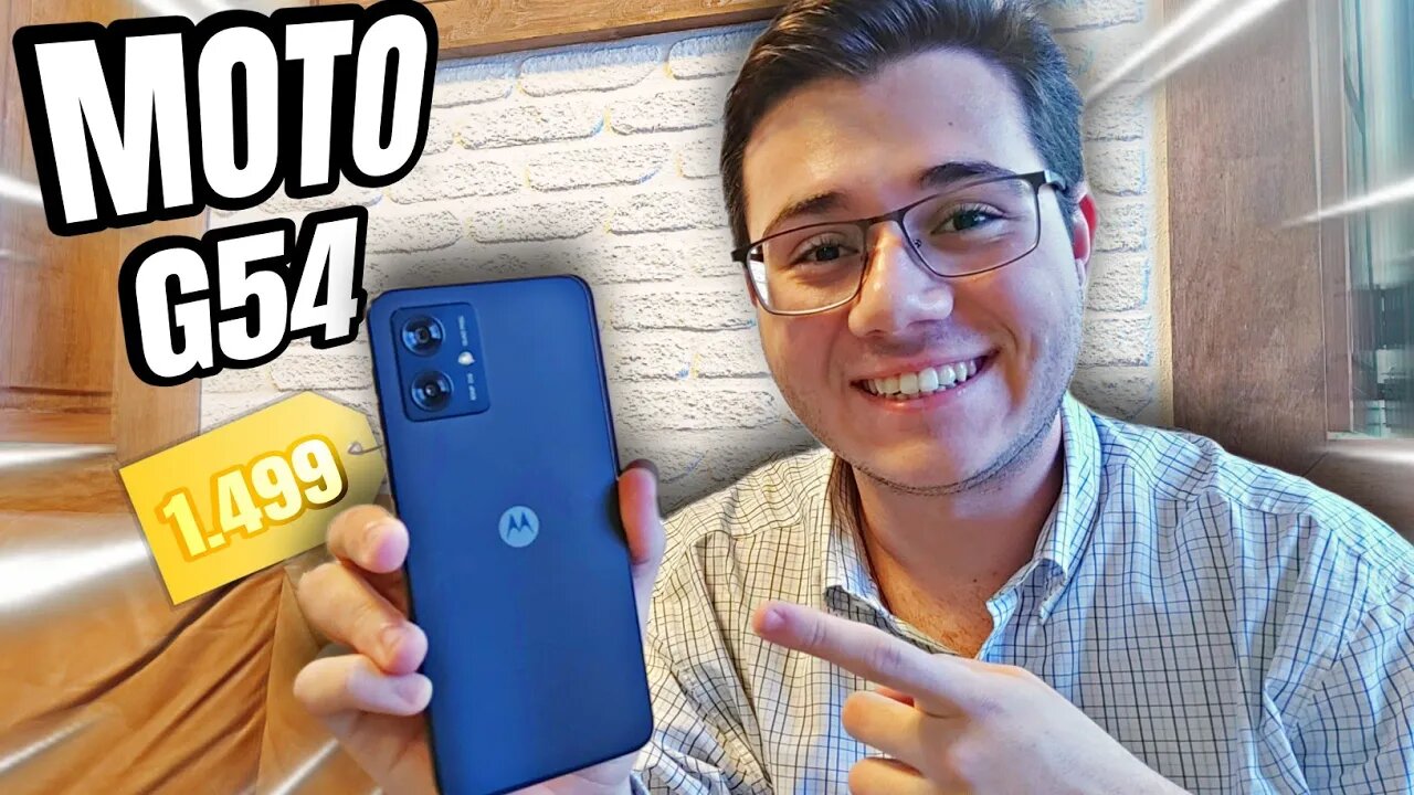 MOTOROLA LANÇA MOTO G54 COM TELA FHD+ E DIMENSITY 7020 - PRINCIPAIS DESTAQUES E PREÇO!