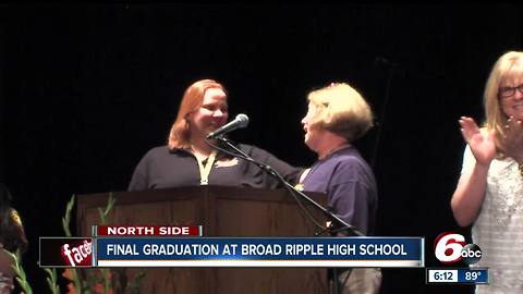 Last graduating class at Broad Ripple High School