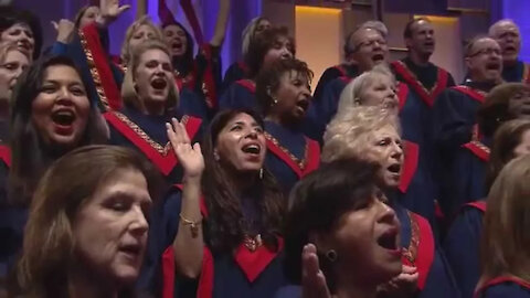 Cornerstone Sanctuary Choir singing Thou Oh Lord