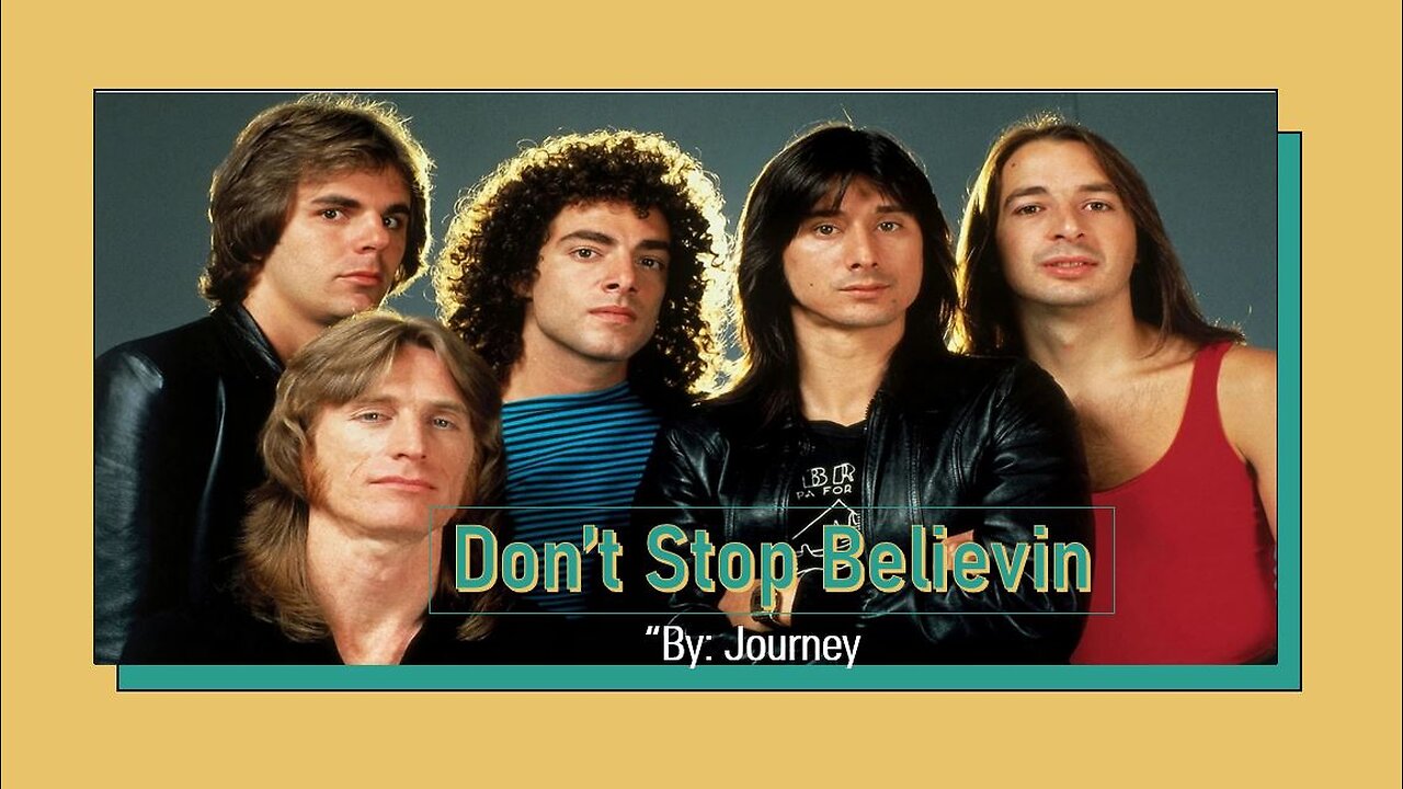 Journey - Don't Stop Believin' (Lyrics)