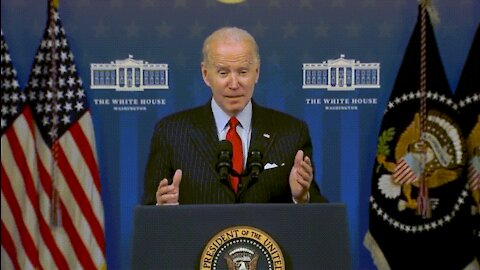 Brandon reads “end of quote” off the teleprompter