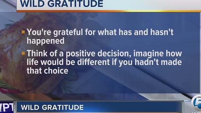 'Wild gratitude' may be key to enjoying the holidays
