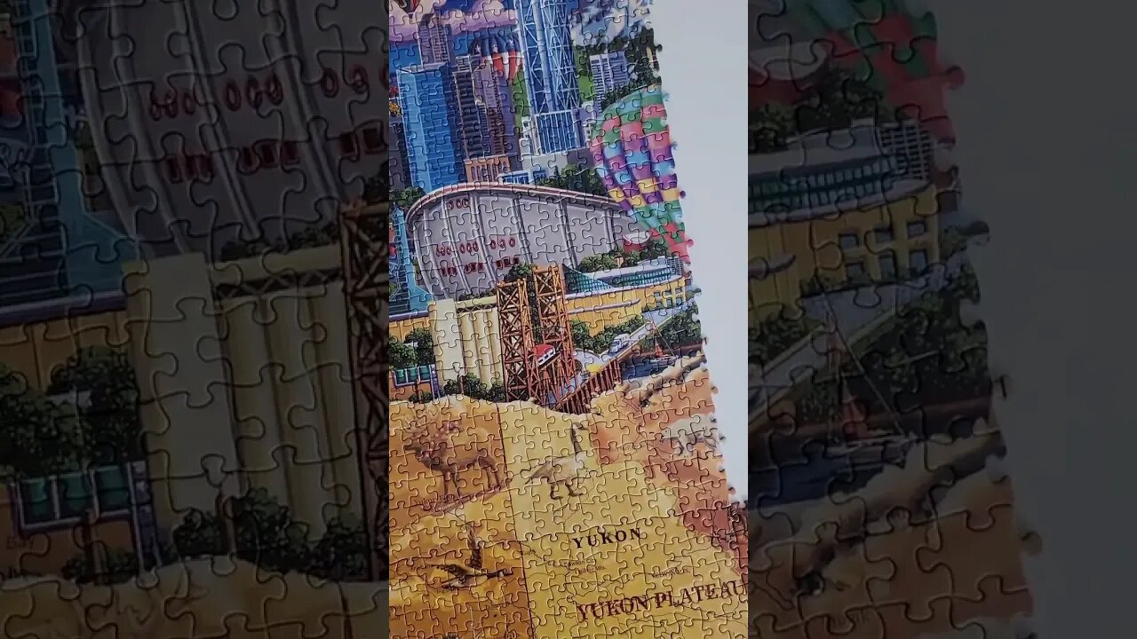 60000 Piece Puzzle Day 7 Bag 11 Done! 4 Hours and 15 Minutes! #shorts #puzzles #jigsawpuzzles