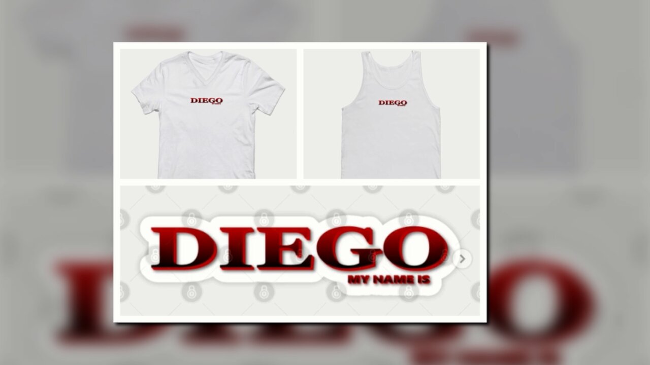 DIEGO. MY NAME IS DIEGO. SAMER BRASIL (TEEPUBLIC)